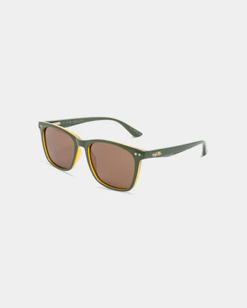 Eyeking Salt Life - Classic Fashion Sunglasses Shiny Crystal Tan With Shiny Olive Frontspray Frame