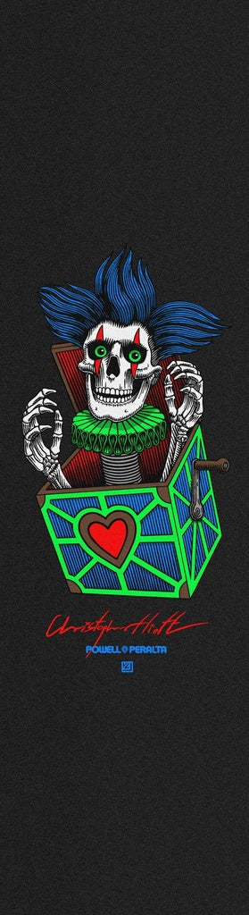 POWELL PERALTA 9" X 33" CHRIS HIETT SKULL SHEET