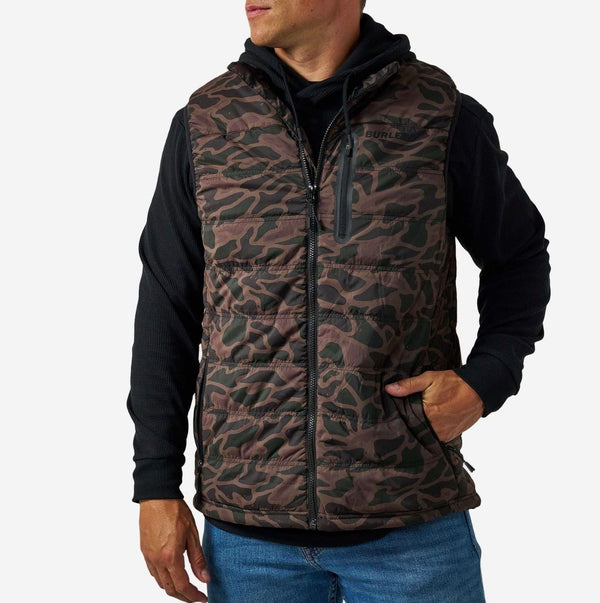 Burlebo Puffer Vest - Bendita Camo