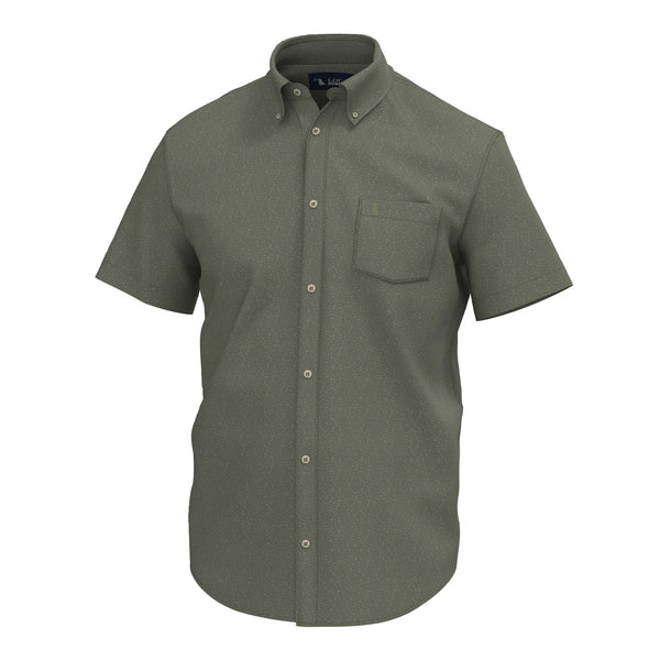 Local Boy Lowcountry Button Down - Olive Shoal