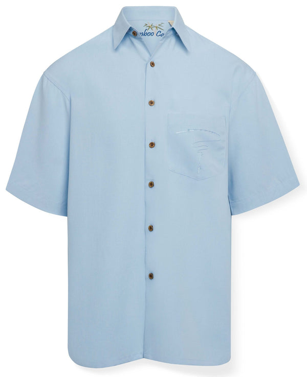Bamboo Cay Fish N Chips Men’s Embroidered Shirt