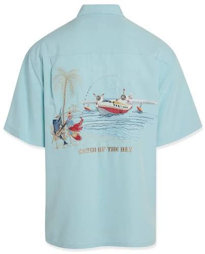 Bamboo Cay Catch of the Day Men’s Embroidered Shirt