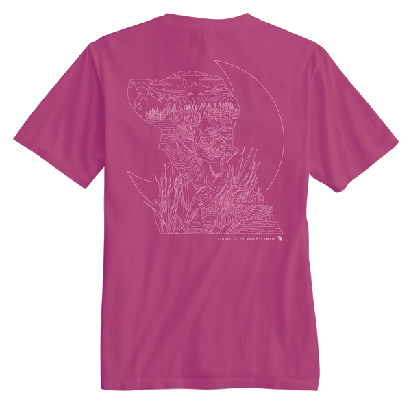 Local Girl Landscape Lines T-Shirt
