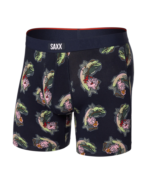 Saxx quest quick dry BB surf and turf maritime underwear