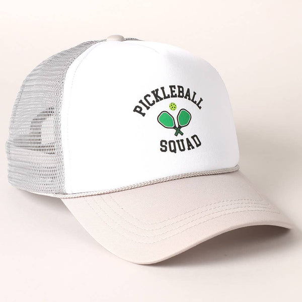 Pickleball Squad 2 Tone Trucker Hat with Lining