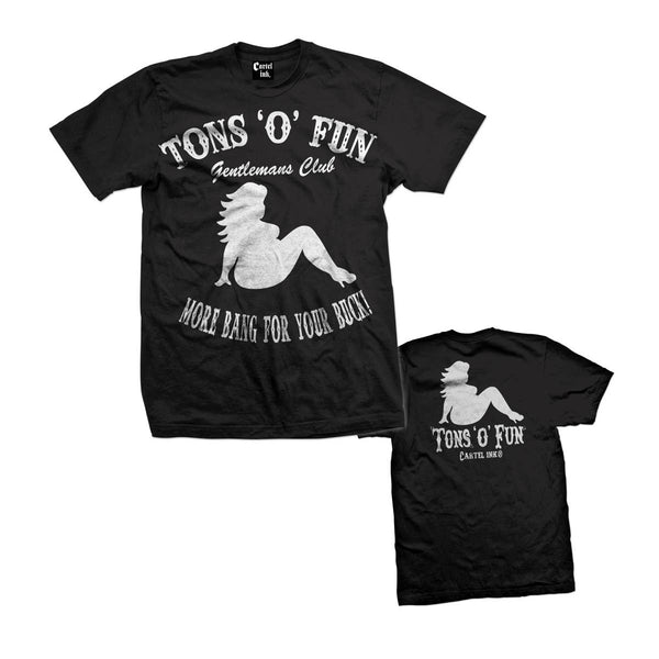 5029-BLACK WHITE | Tons 'O' Fun | Men's T-Shirt