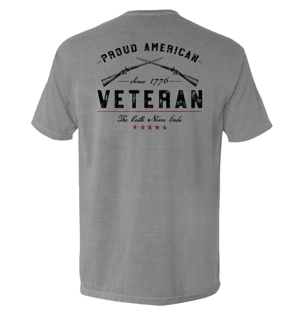 Proud American Veteran The Oath Never Ends