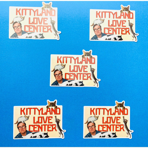 Trailer Park Boys Kittyland Love Center Sticker