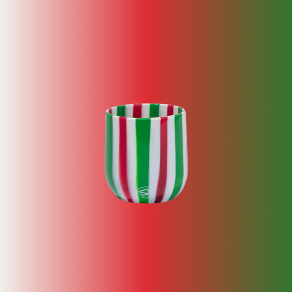 12 oz Silicone Silipint Stemless Wine Glass - Poinsetta