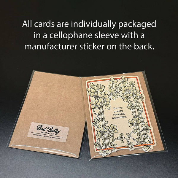 Fuck Valentine's Day, I Love You Every Day - Die Cut Card