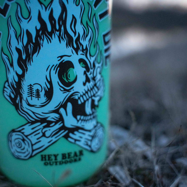 Get Lost - Don't Die Glow Green Nalgene 32oz Water Bottle