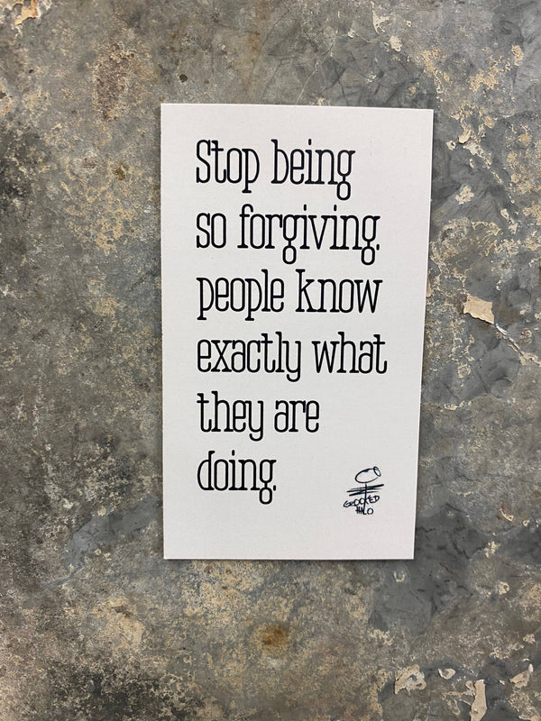 Stop being Forgiving Magnet