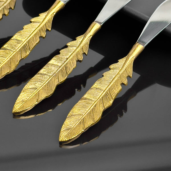 Aluminum & Gold Leaf Spreader Set
