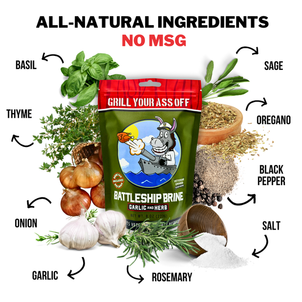 Battleship Brine – Garlic & Herb (8oz)