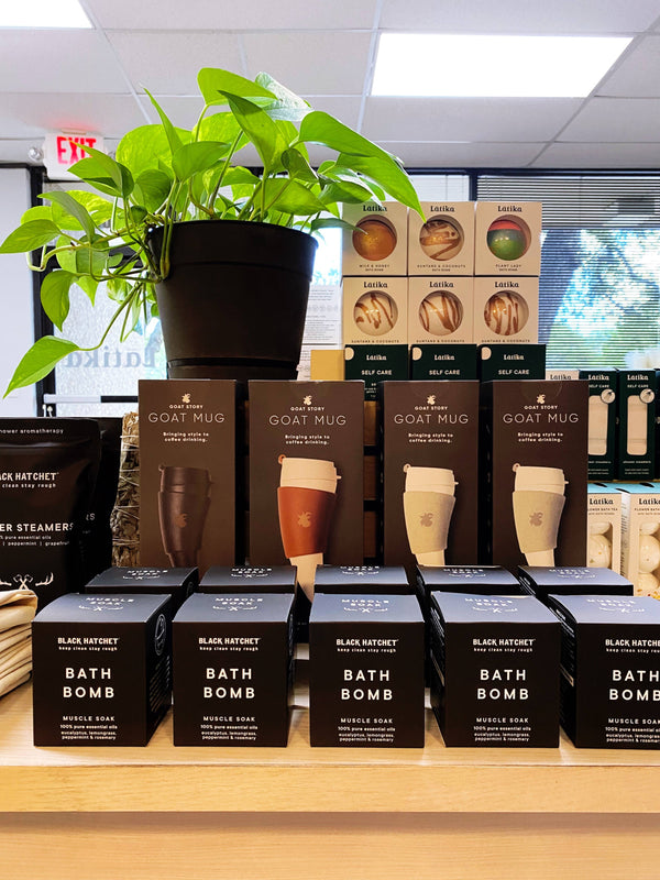 Men Bath Bomb ⚫ Black Hatchet - Muscle ⚫ Gift for Men