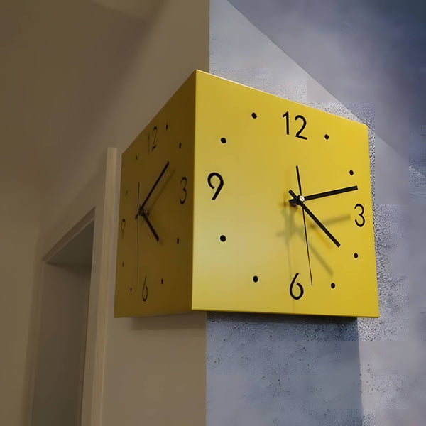 Sound and Darkness Activated Iron Corner Clock