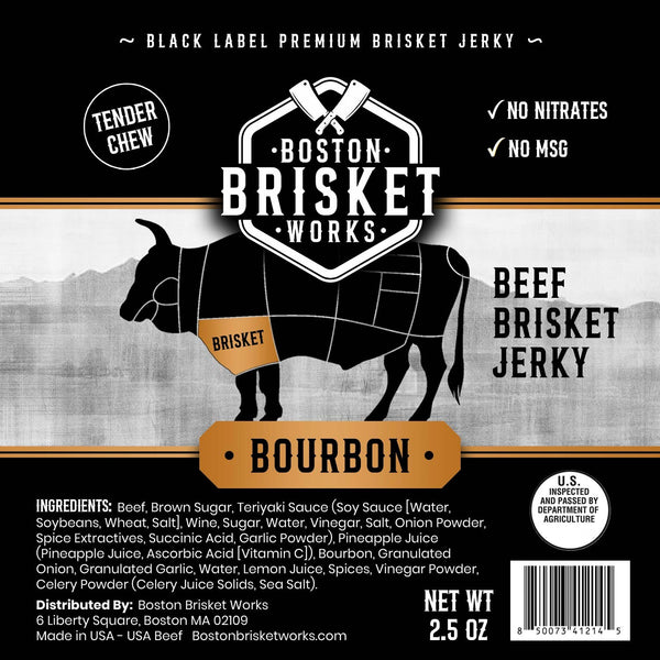 Beef Brisket Jerky "Bourbon"