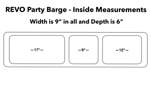 REVO Party Barge Cooler | Deep Black | Made in USA
