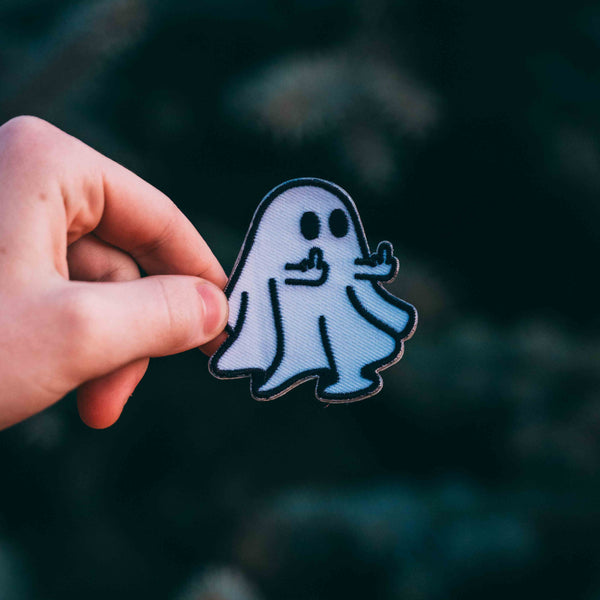 Fuck Boo Ghost Embroidered Sticker Patch