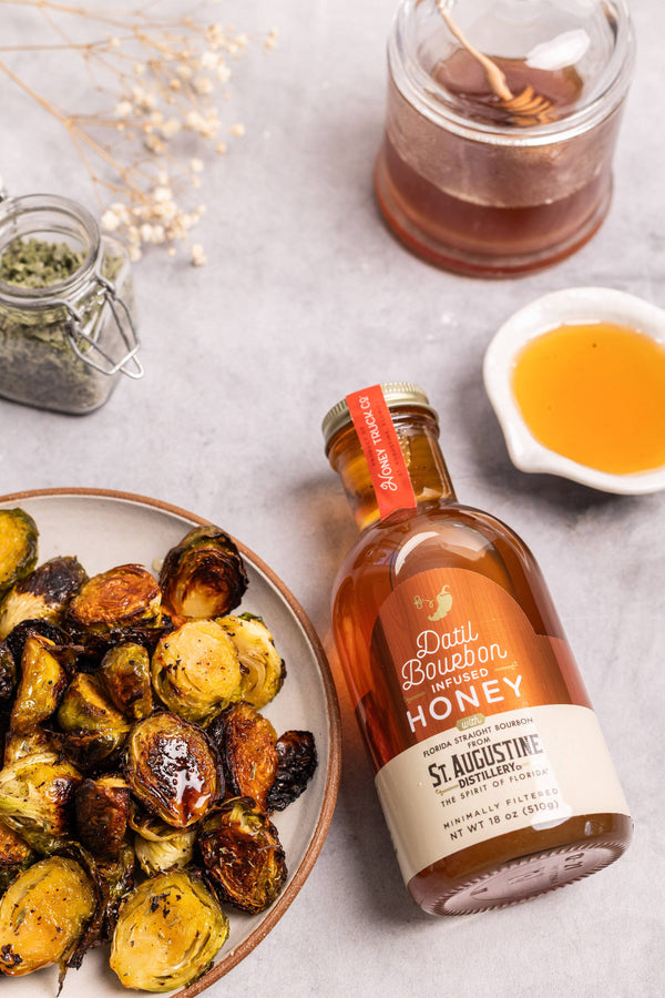 Datil Bourbon Infused Honey | Infused Honey | 18oz | 12 pk