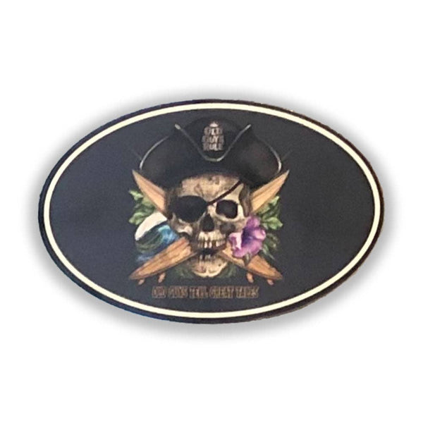 Old guys rule Pirate Skull Magnet