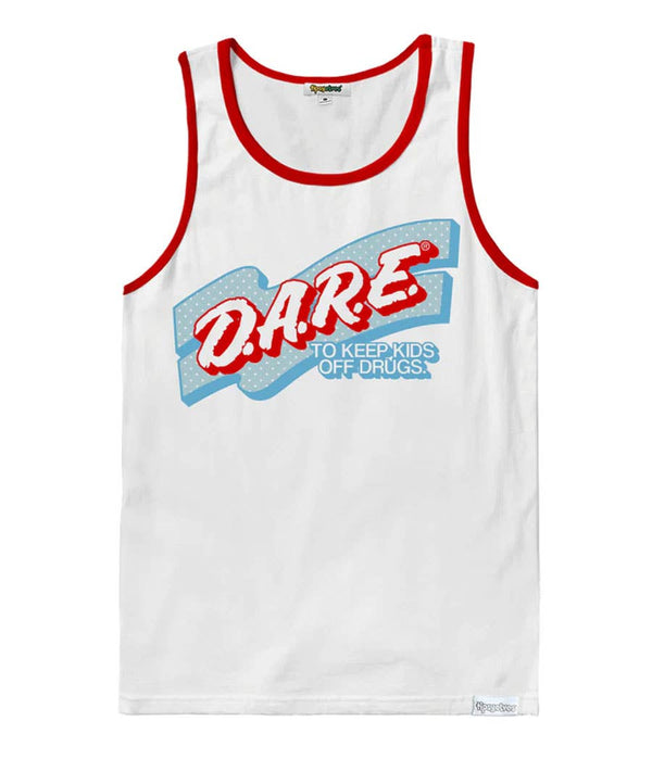 Patriotic DARE Tank Top - Men's Retro Sleeveless Tee