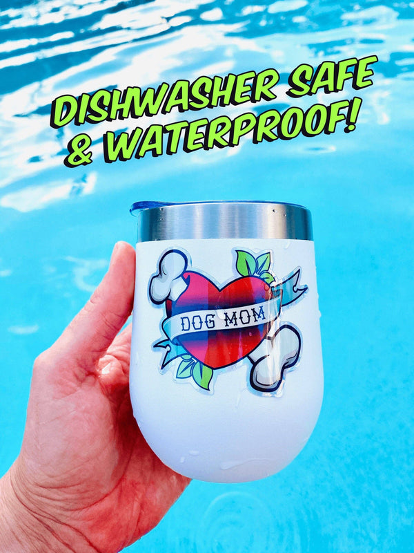 Funny Deer With a Mullet Sticker - Funny Fall Stickers