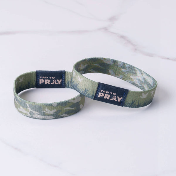 Tap To Pray™ Wristbands - Waterfowl Camo