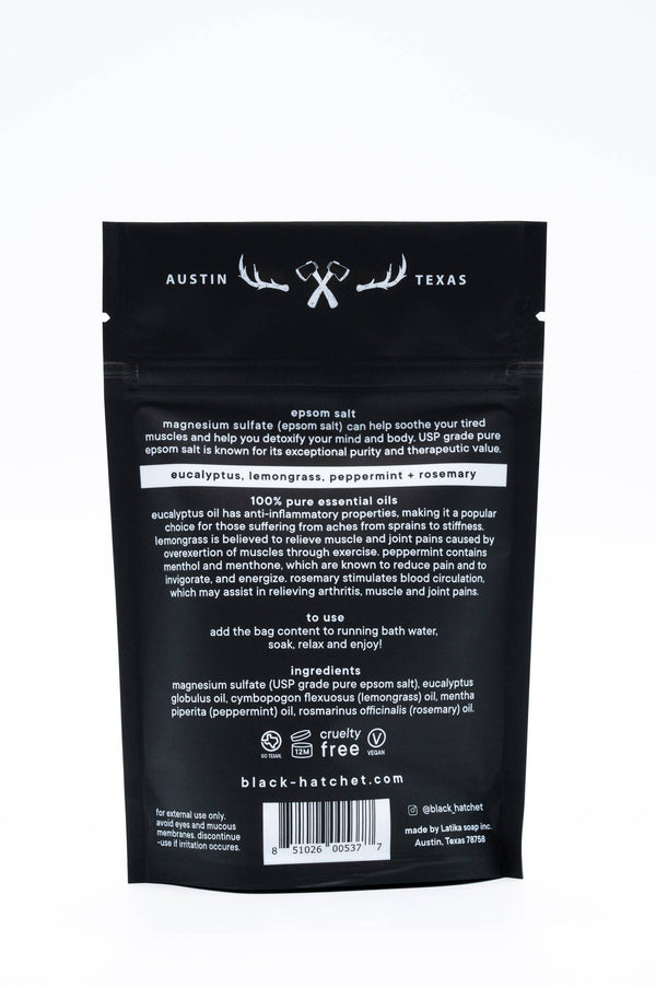 Father's Day ❤️Black Hatchet Muscle Bath Salt ⚫ Gift for Men