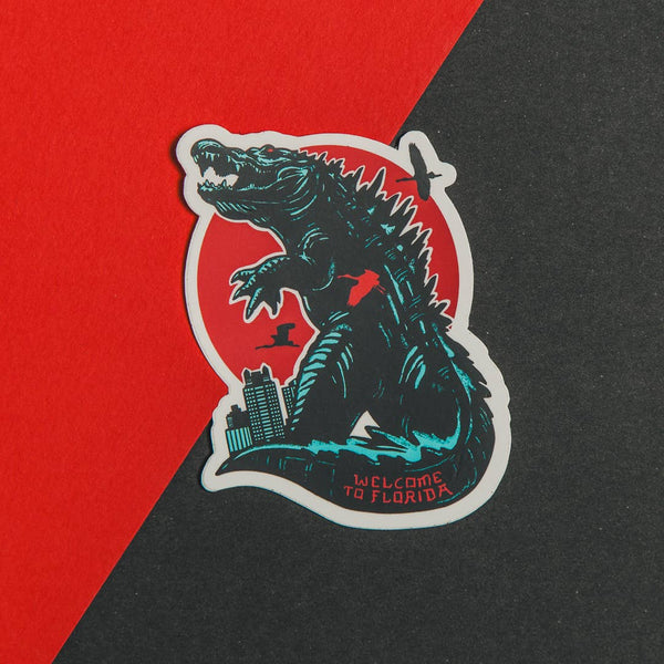 Gatorzilla Sticker