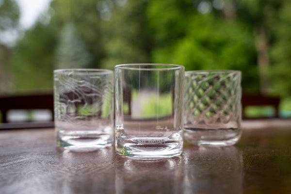 12 oz Silicone Silipint Rocks Glass - Crystal Clear Plain