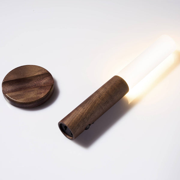 360° Rotatable Portable Wooden Wall Light