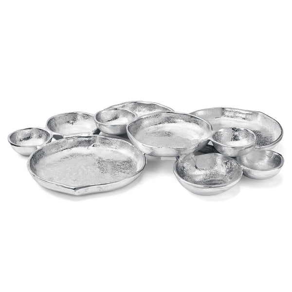 Cluster of 10 Bowls – Modern Luxury Brass Decorative