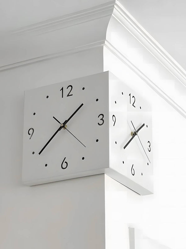 Sound and Darkness Activated Iron Corner Clock