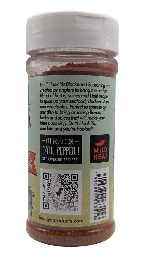 Dat'l Hook Ya Mild Heat Blackened Seasoning 5oz