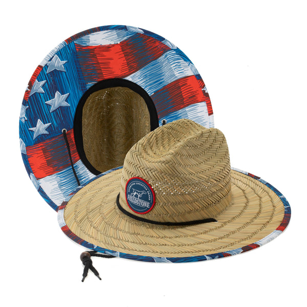 USA Straw Hat (444U)