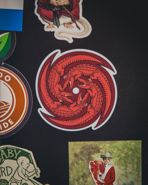 Alligator Hurricane Sticker