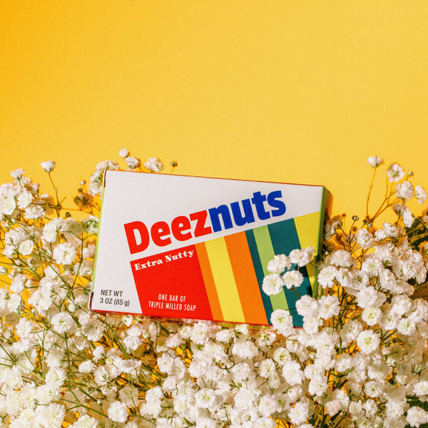 Deez Nuts Triple Milled Boxed Bar Soap | Funny Soap