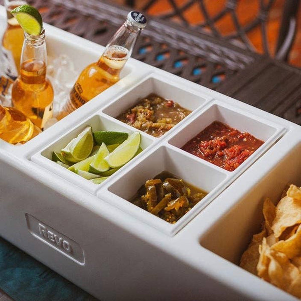 REVO Party Barge Cooler| Polar White | Made in USA