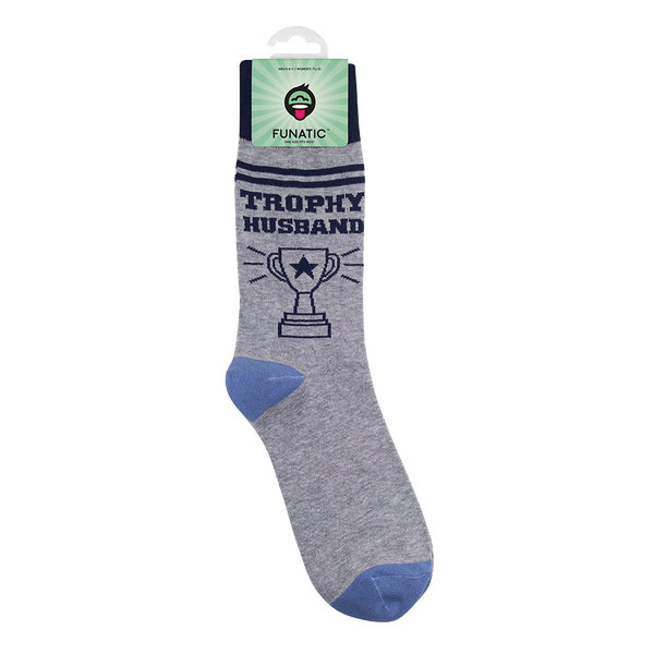 Trophy Husband Socks | Funny | Men's | Groom Gift | Funatic