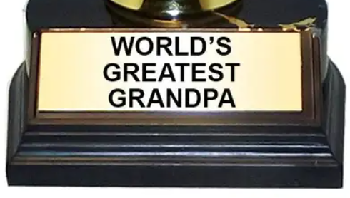 Trophy - World's Greatest Grandpa - Gold - (7 inches)