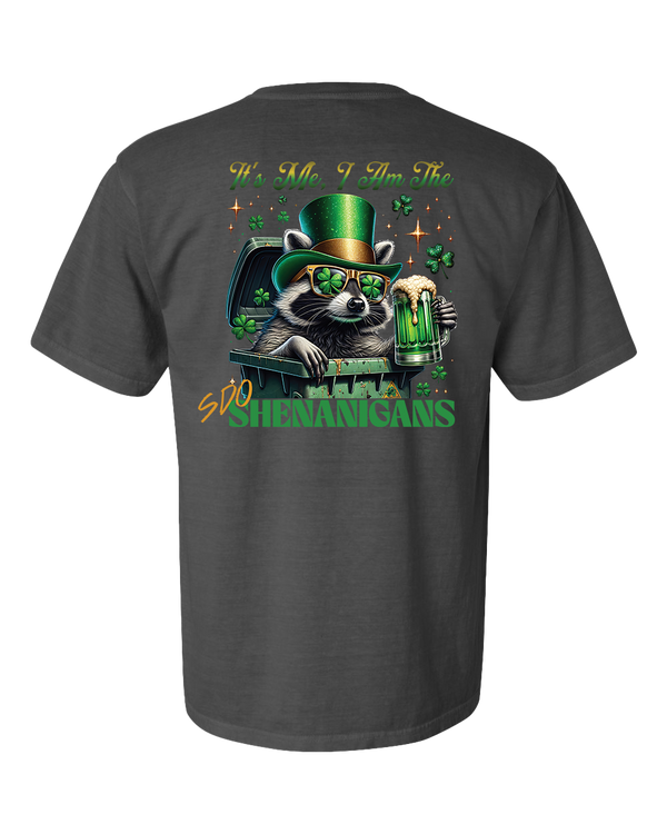 St Pattys Raccoon Tee