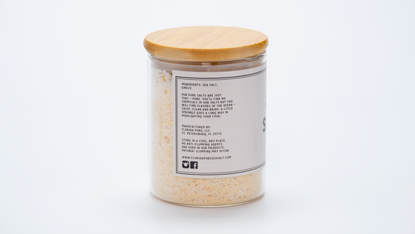 All-Natural High-Quality Gourmet Garlic Infused Sea Salt
