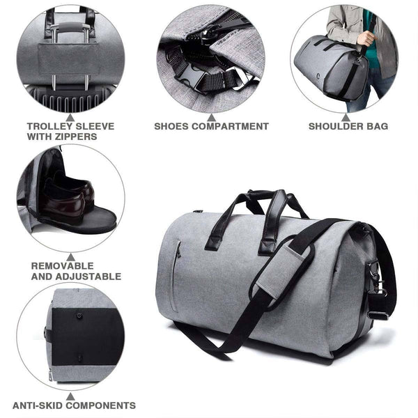 Convertible Garment Duffel Bag