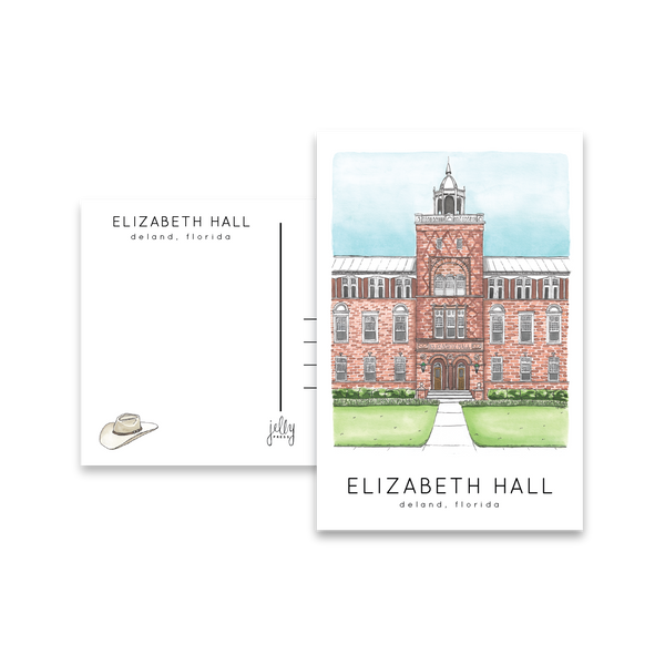 Elizabeth Hall Postcard