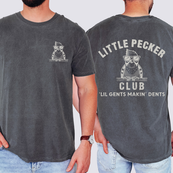 Little Pecker Club, Funny, Dad, Father's Day Husband T-Shirt
