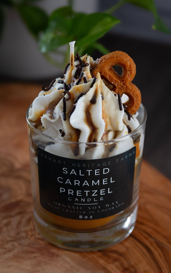 Salted Caramel Pretzel Candle