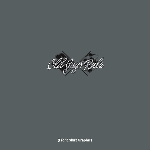 Old guys rule GM Red Corvette dark heather shirt