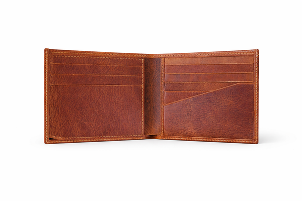 Leather Wallet, Premium Genuine Leather Bifold Wallet