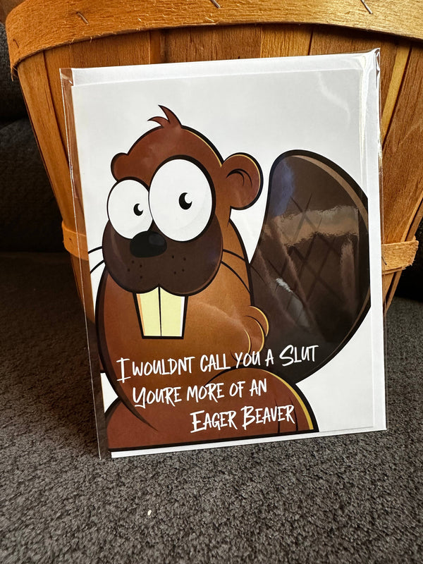 Eager Beaver Greeting Card